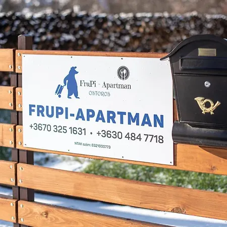 Frupi-apartmanok * Ostoros